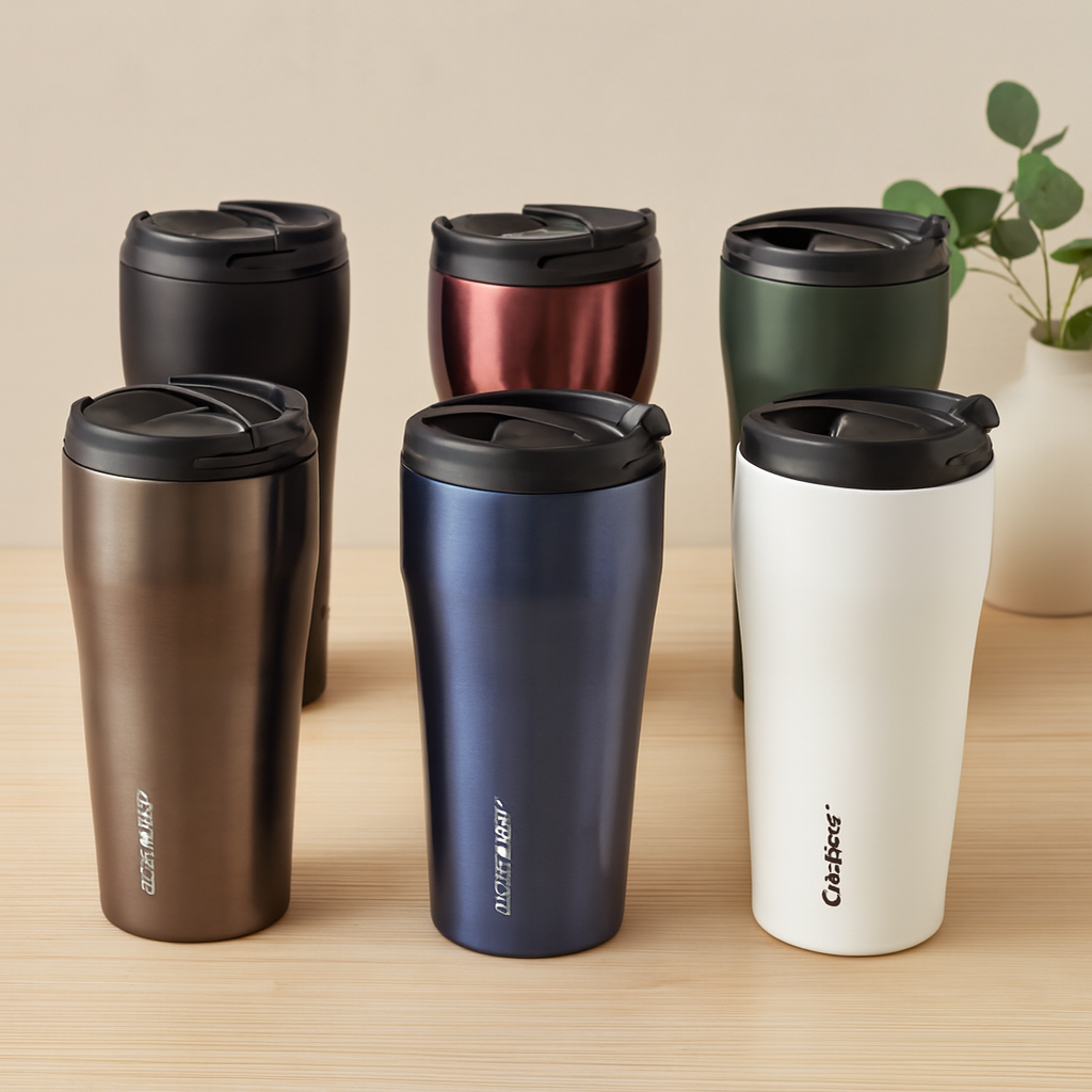 400 ml Termos Bardak Paslanmaz Çelik Sızdırmaz Kapak