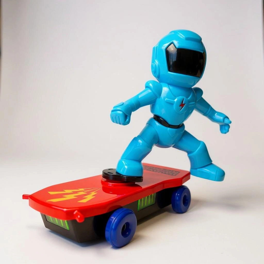 Eğlenceli Işıklı Kaykaycı Robot Oyuncak