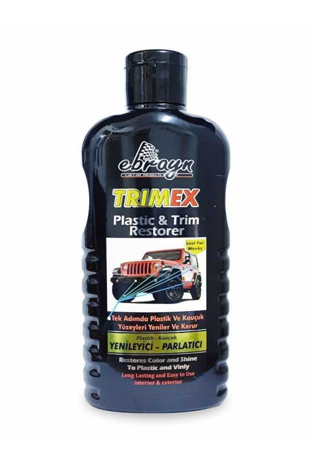 Ebrayn Trimex Plastik ve Kauçuk Yüzey Yenileyici & Parlatıcı 200 ml