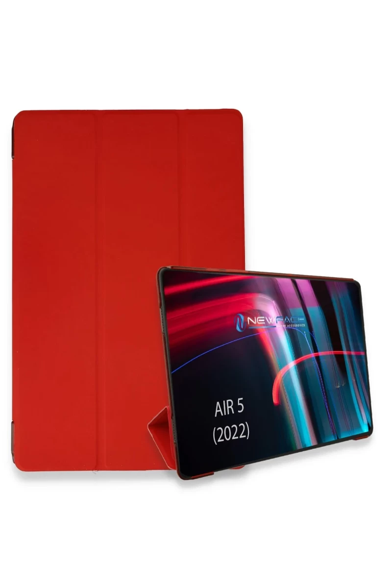 Apple iPad Air 5 (2022) Kılıf Tablet Smart Kılıf - Kırmızı