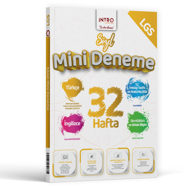 İNTRO 8.SINIF MİNİ DENEME 32 HAFTA SÖZEL - 26-27
