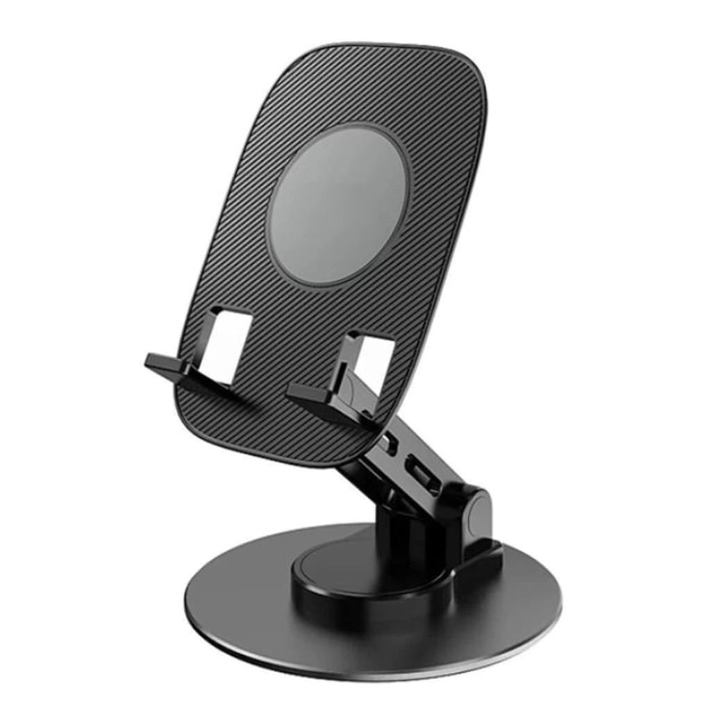 Fonksiyonel Siyah Telefon Standı F17S - Taşınabilir ve Ergonomik