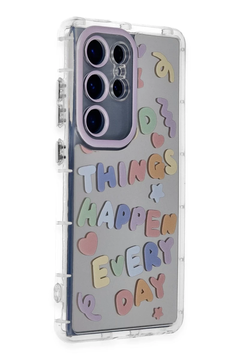 Samsung Galaxy S23 Ultra Uyumlu Kılıf Reflexion Desenli Kapak - Desen 7