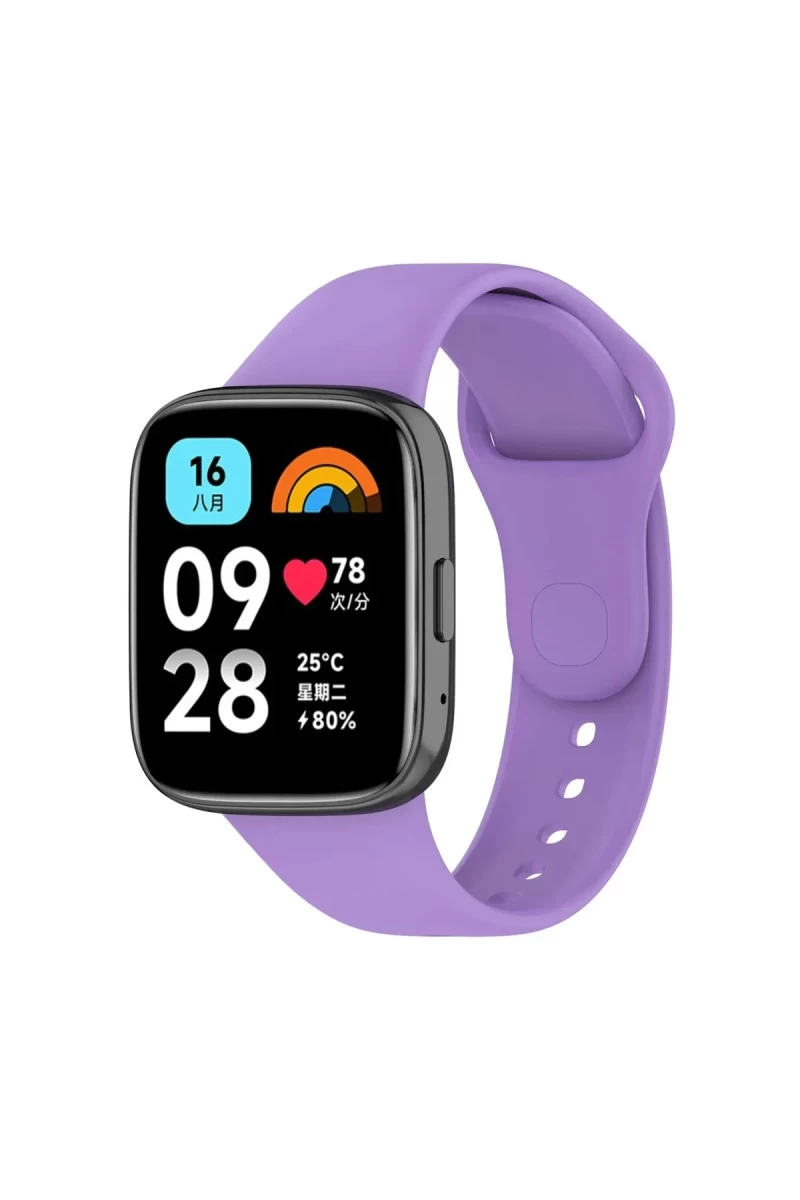 Xiaomi Redmi Watch 3 Active Klasik Kordon - Lila