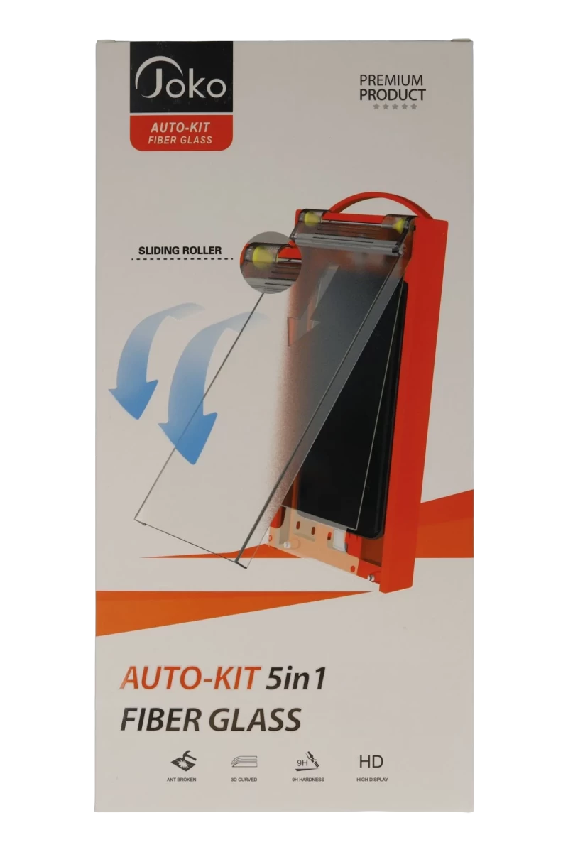 Joko Xiaomi Redmi Note 14 Pro 4G Uyumlu AutoKit 5in1 Fiber Hayalet Cam Ekran Koruyucu