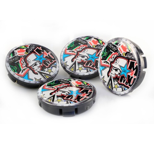 Schädel RR Damla Geçme Jant Göbek Kapağı 4?lü Set 55/58mm