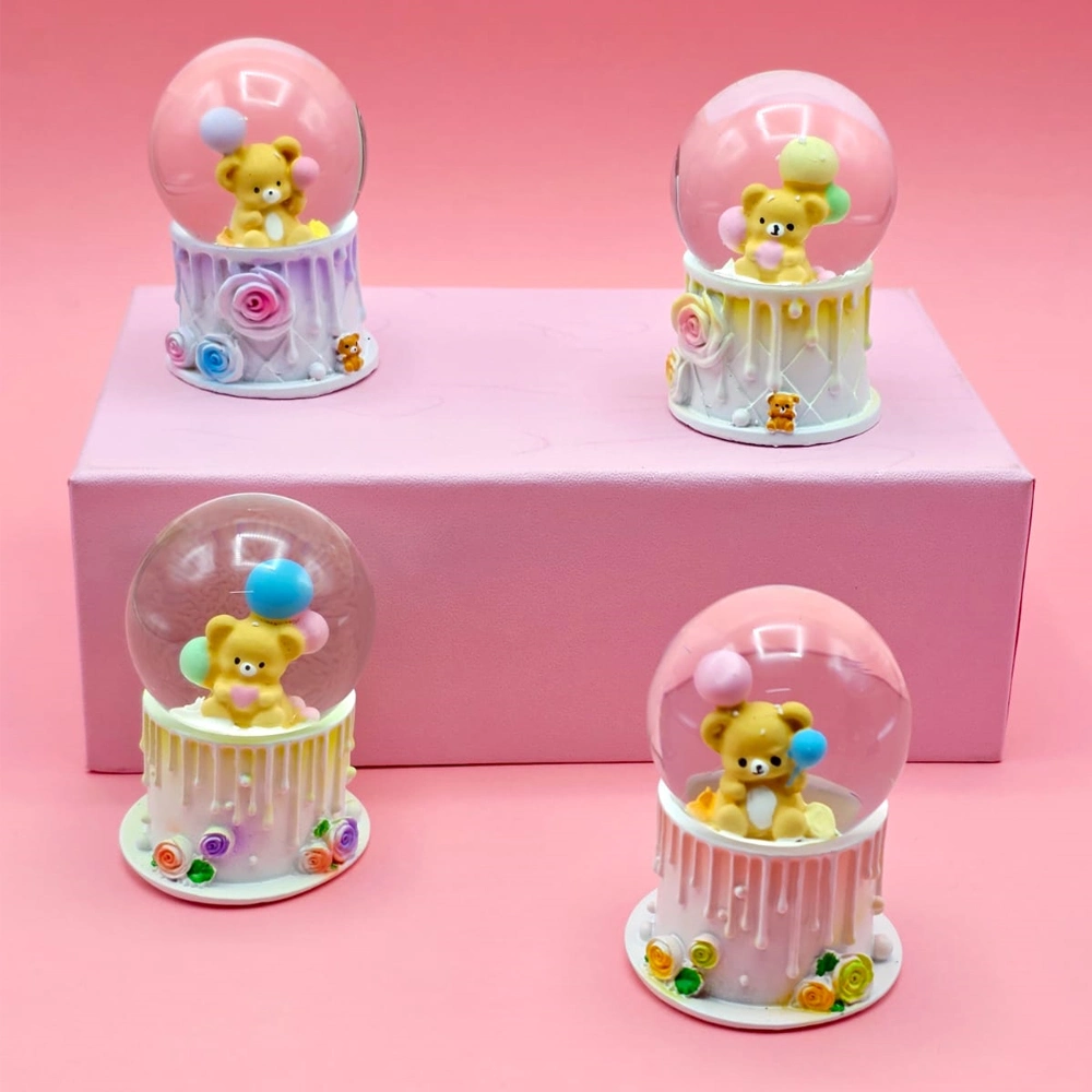 Şık Işıklı Kar Küresi 7x4 cm Boyutunda