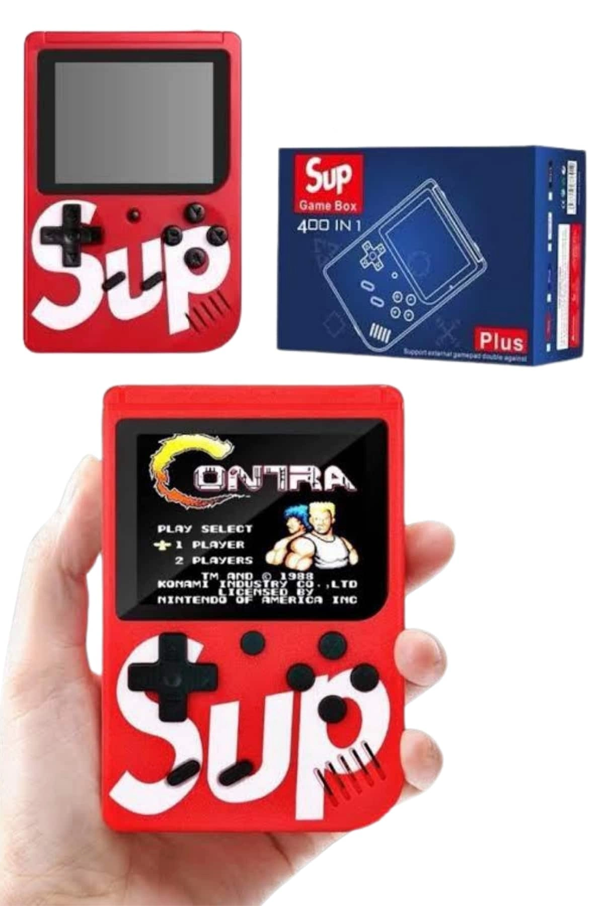 Taşınabilir Sup Atari Konsolu 400 Oyunlu Çocuklar için Eğlence