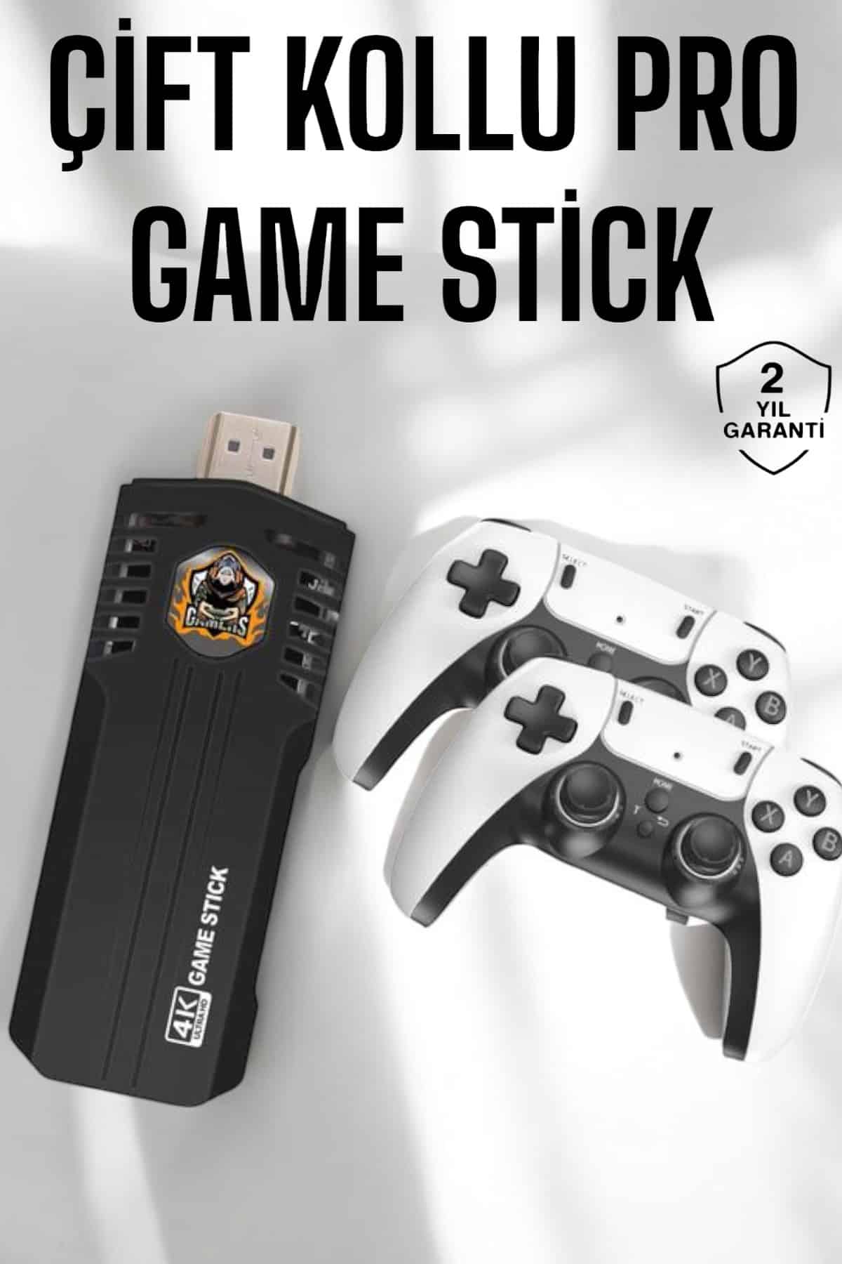 Joystick Çift Kollu Oyun Kolu Retro Oyun Yüksek Çözünürlüklü 3D Game