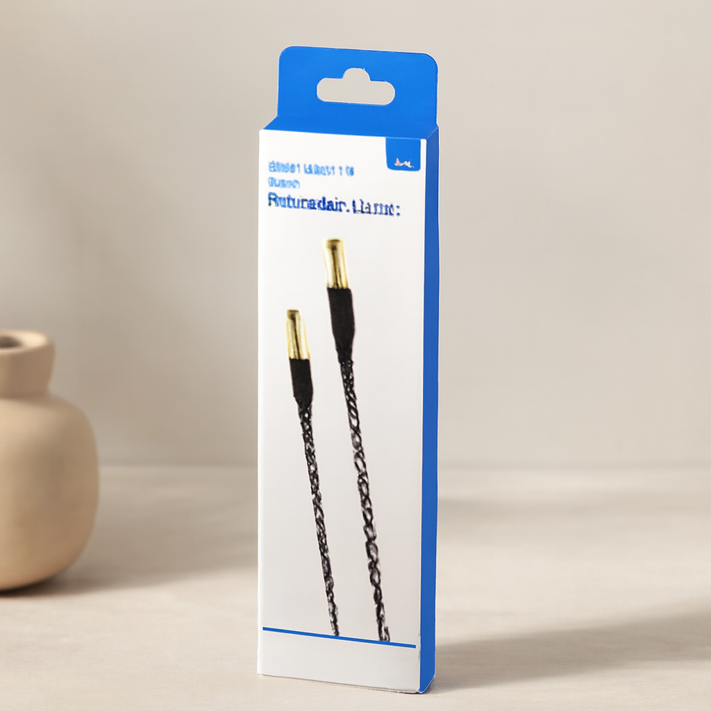 3.5mm AUX Örgülü Ses Kablosu 1m