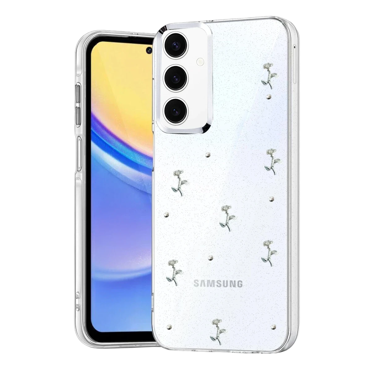 Samsung Galaxy A35 5G Fiyonk Desenli Kapak - Desen 2