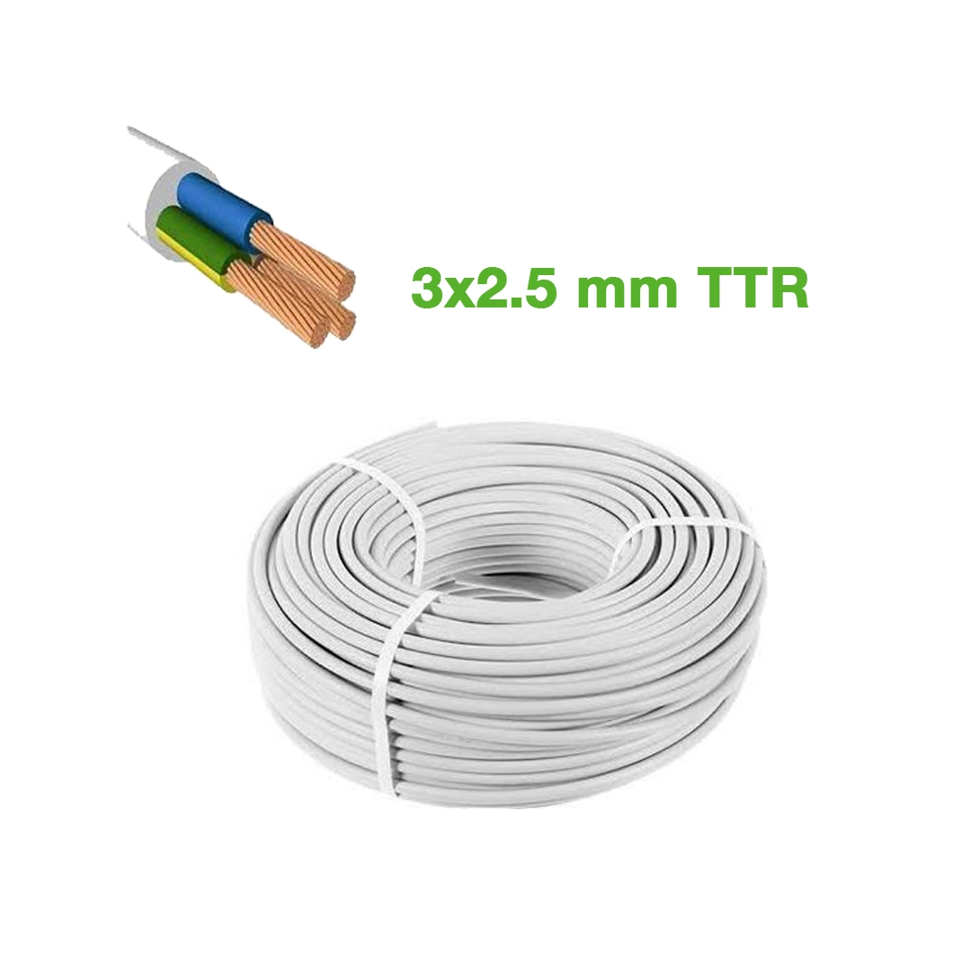 Yüksek Performanslı 3x2.5mm Kablo 100 Metre CCA