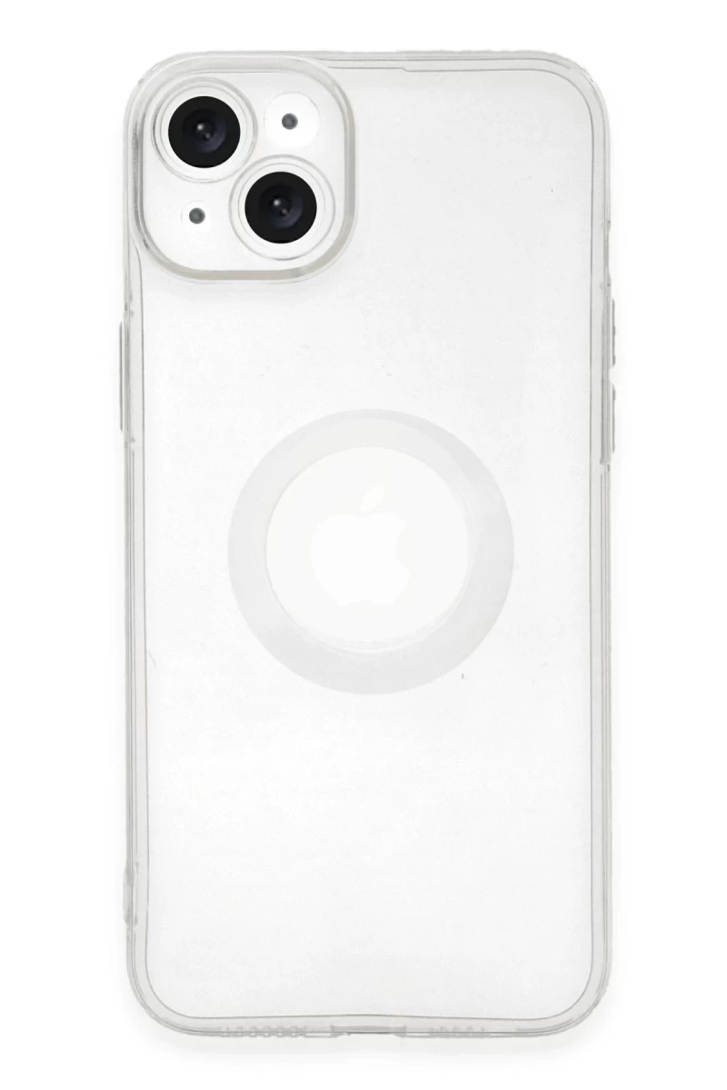 Apple iPhone 14 Plus Uyumlu Kılıf Santa Lens Silikon - Şeffaf