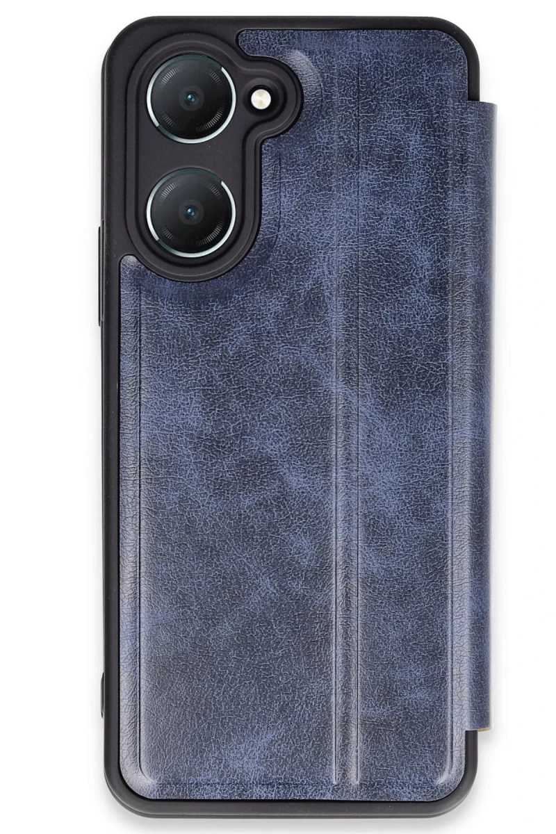 Vivo Y18 Uyumlu Kılıf Flip Cover - Lacivert