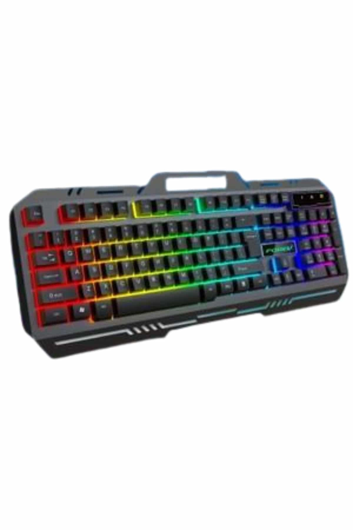 Yeni Nesil Işıklı Gaming Klavye Mouse Seti Siyah