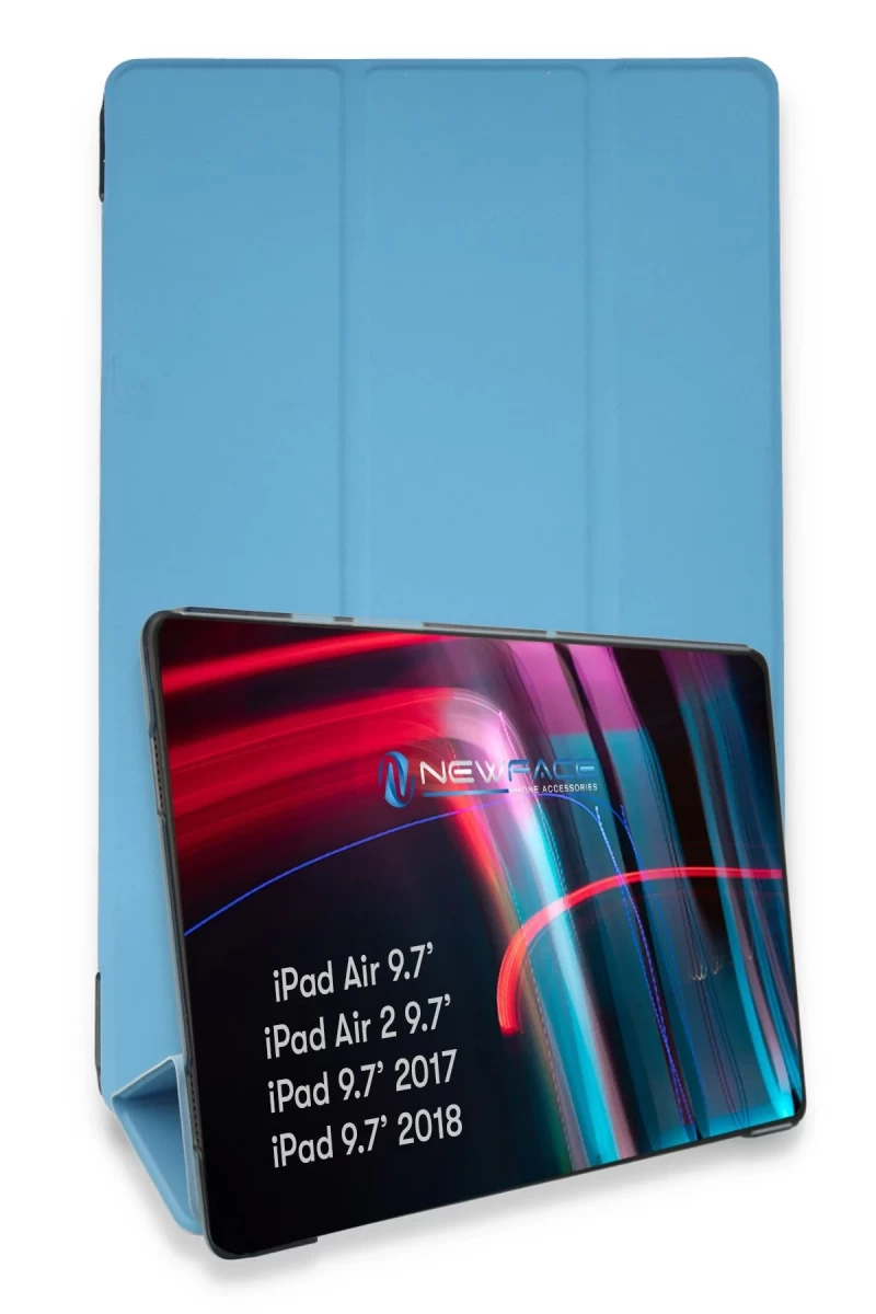Apple iPad 5 Air 9.7 Kılıf Tablet Smart Kılıf - Mavi