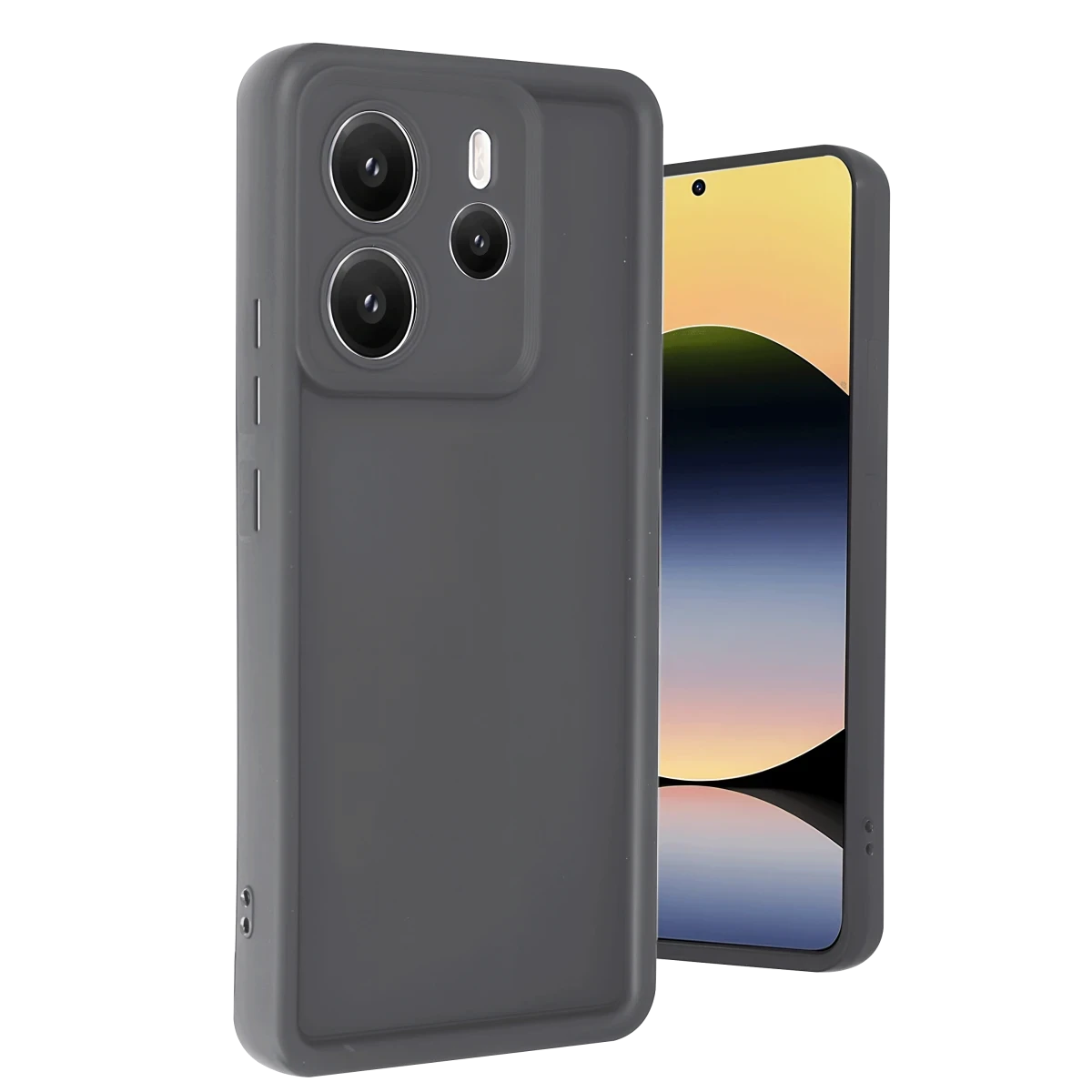 Xiaomi Redmi Note 14 4G Kılıf Viera Silikon - Gri