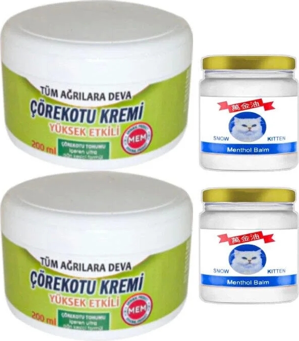 Çörek Otu Xl Boy Krem 2X200 ML+2X50 ml Snow Kitten Krem