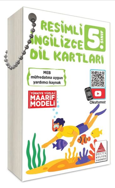 5. Sınıf Resimli İngilizce Dil Kartları