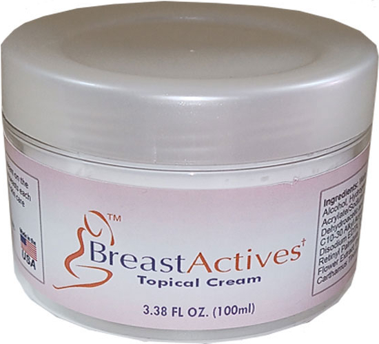 Breast Actives Topical Cream + Breast Actıves Dietary Supplement
