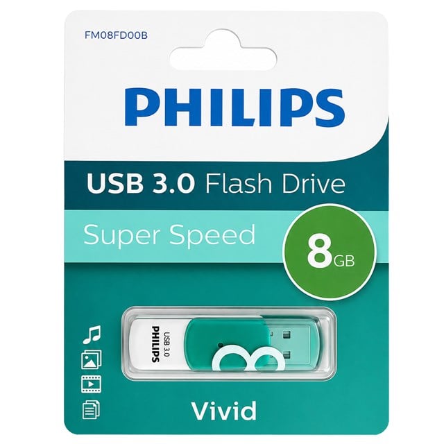 FM08FD00B Vivid 8GB USB 3.0 Super Speed Flash Bellek