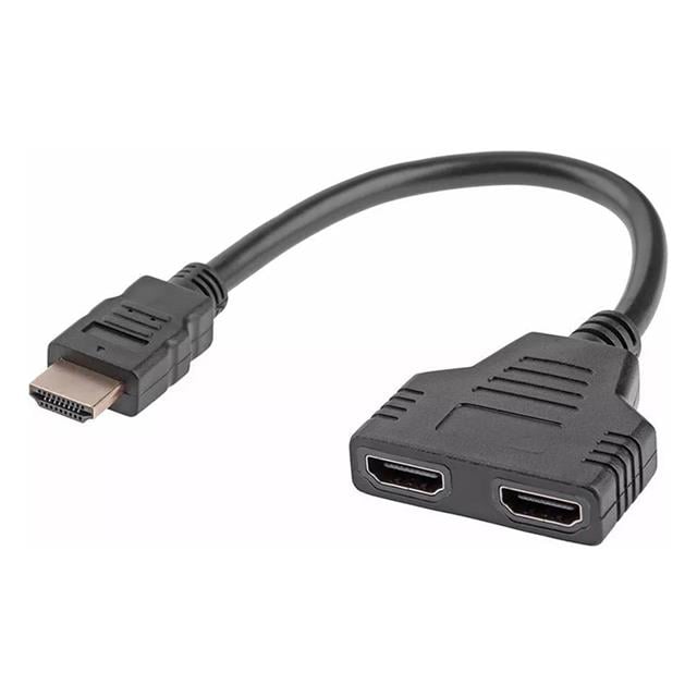 PM-31348 HDMI Erkek HDMI TO 2x Dişi Adaptör 30Cm Kablo Çoklayıcı Splitter