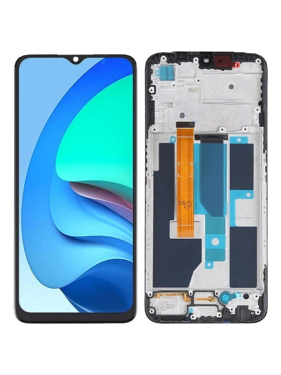 Oppo A55 Uyumlu Ekran Dokunmatik Çıtalı (Siyah)