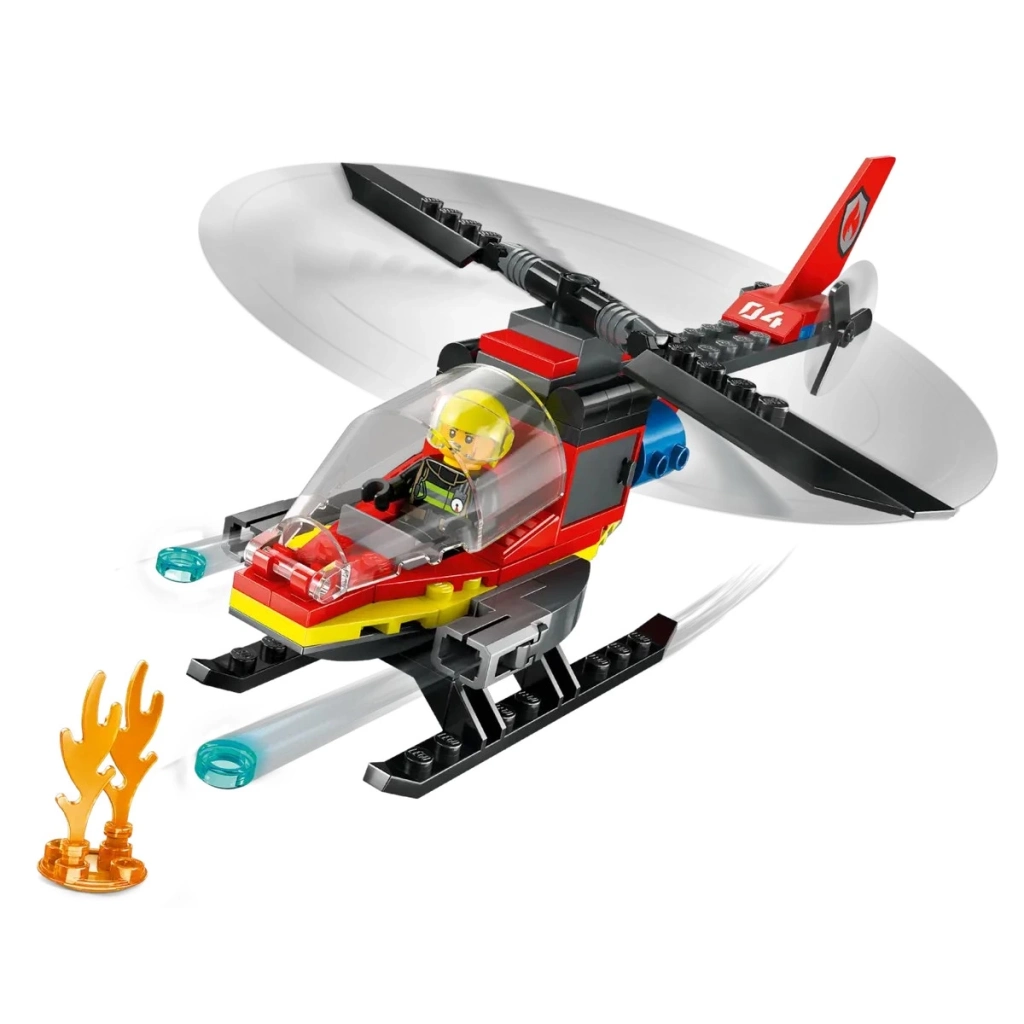 Aksiyon Figürü İtfaiye Helikopteri 60411 Seti