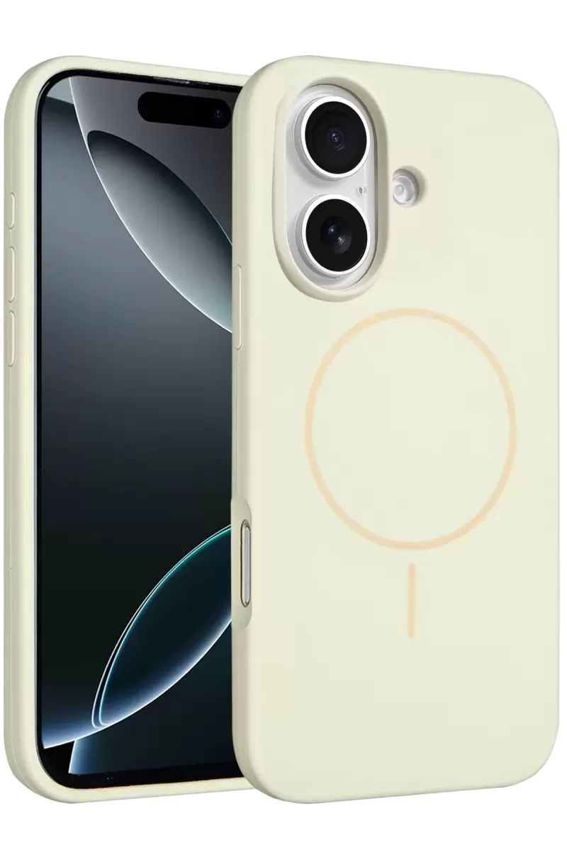Joko Apple iPhone 16 Plus Uyumlu Kılıf Jully Magsafe Kapak - Bej