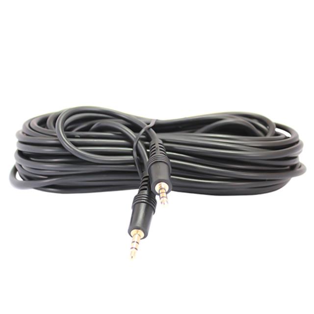 PM-13474 Siyah 3.5 Mm Erkek-Erkek 10 Metre Stereo Kablo
