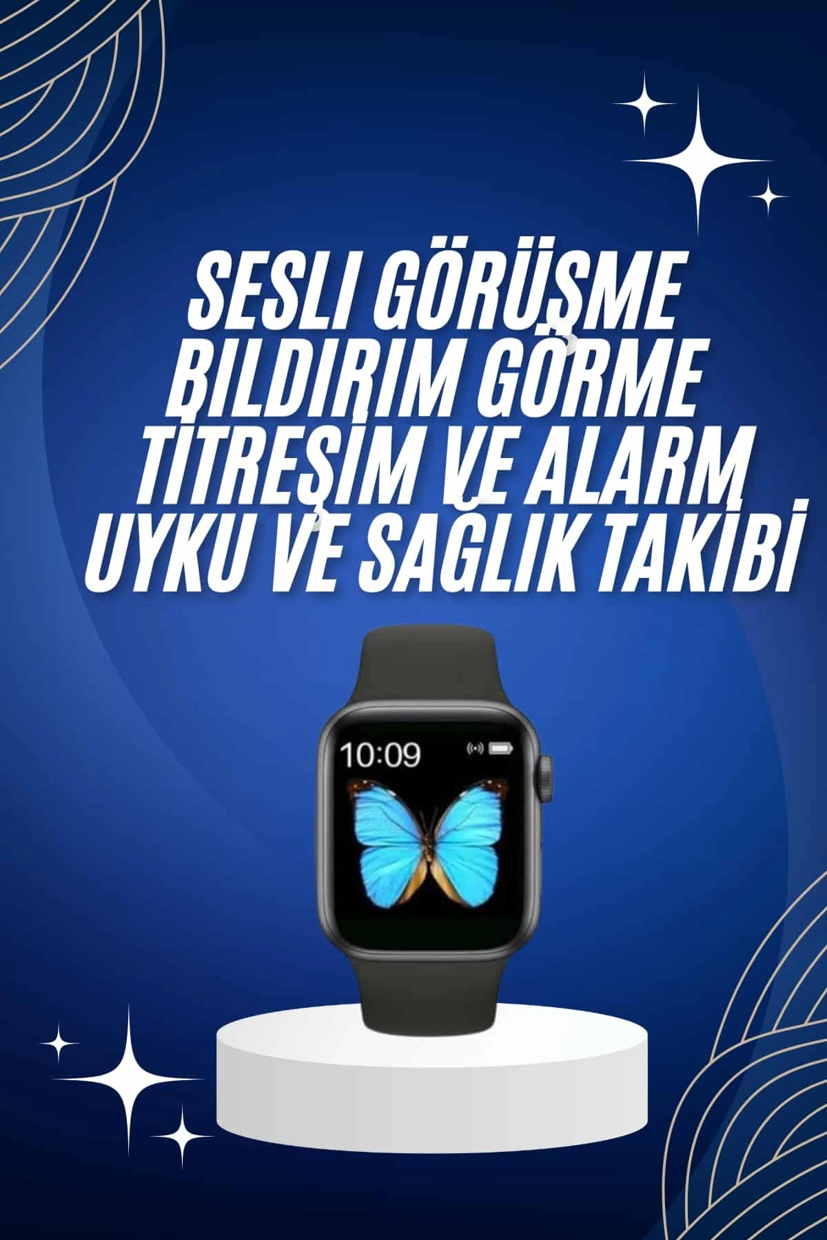Bluetooth Bağlantılı Akıllı Saat Yeni Nesil Sosyal Medya Uyumlu