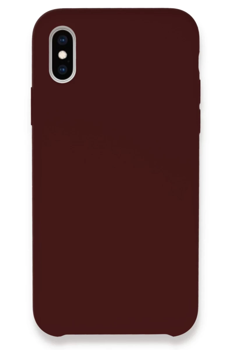Apple iPhone XS Max Uyumlu Kılıf Lansman Legant Silikon - Bordo