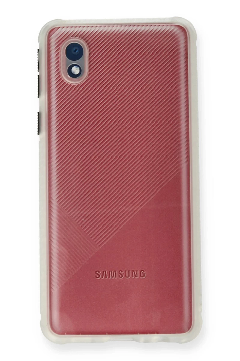 Samsung Galaxy A01 Core Uyumlu Kılıf Miami Şeffaf Silikon - Şeffaf