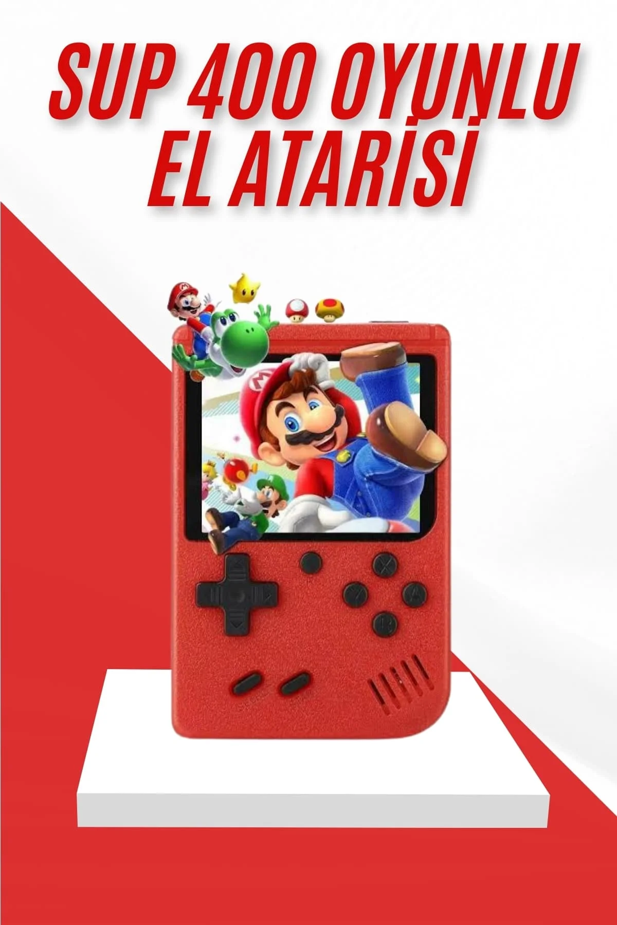 Nostalji Oyunlu Mini Atari Gamebox 400 Oyunlu El Atarisi