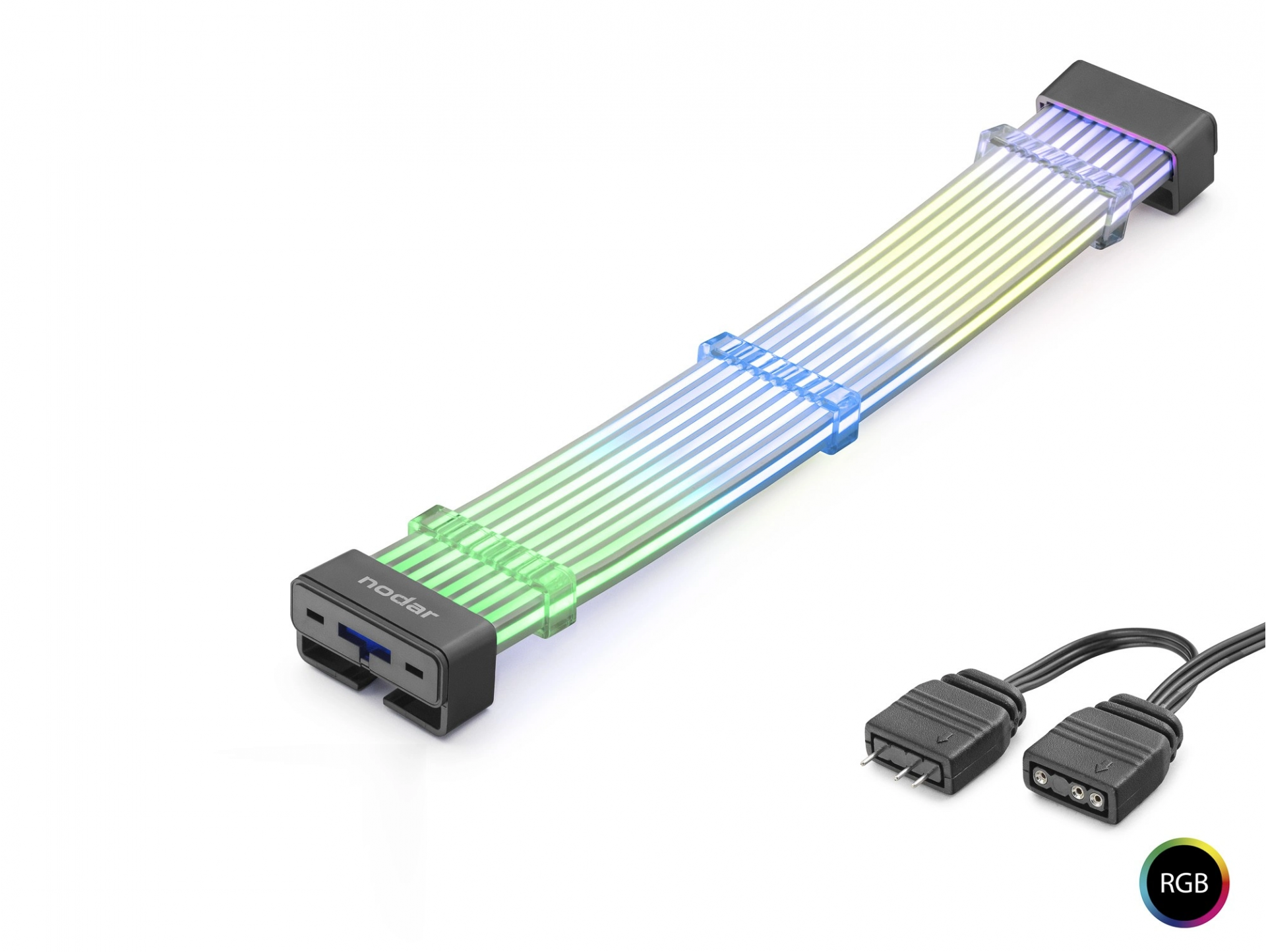 Bükülebilir Siyah ARGB Işıklı Light Board 28 Pin