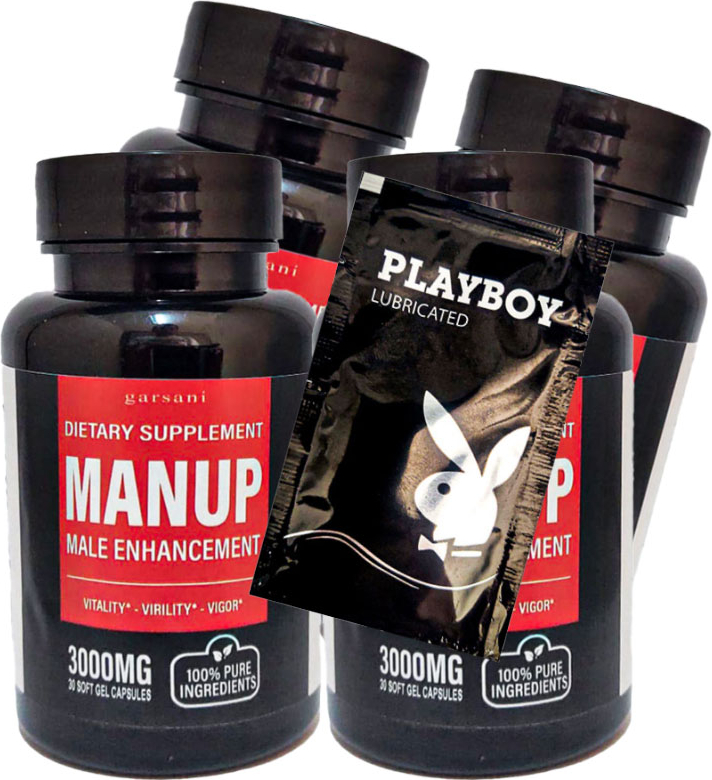 Garsani Man Up Soft Gel Formunda 30lu x 4 adet + Jel