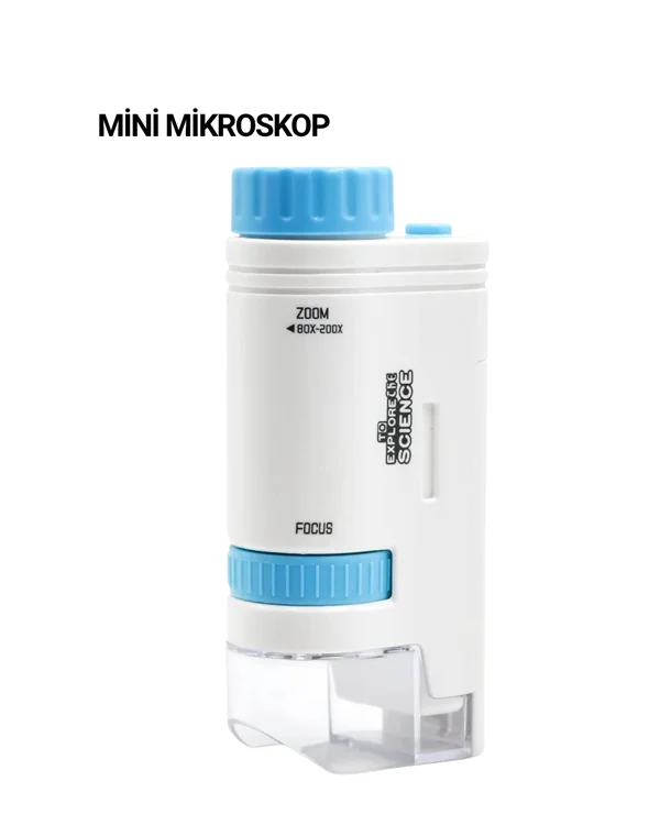 Mini Çocuk Mikroskobu