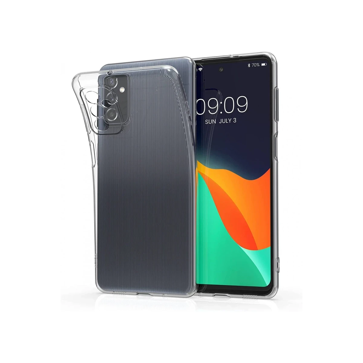 Samsung Galaxy M52 5G Kılıf Lüx Şeffaf Silikon