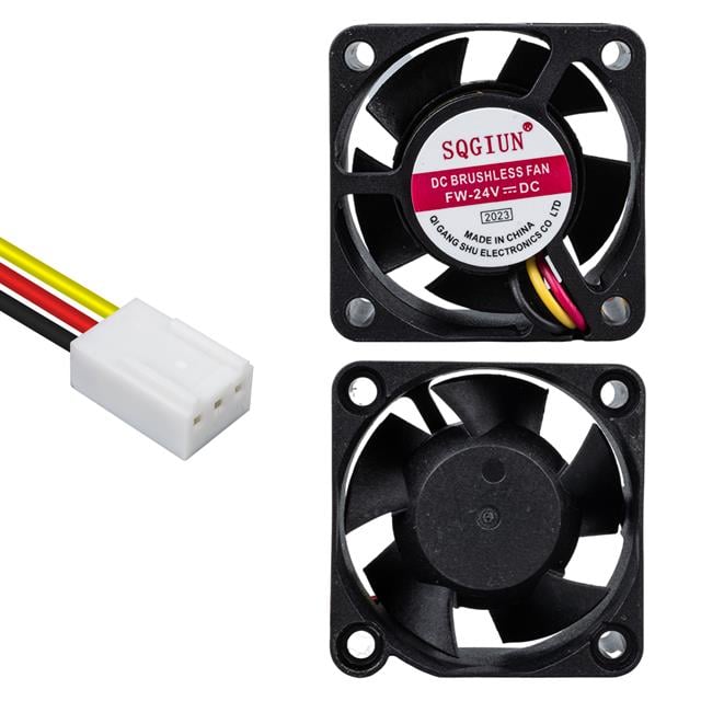 IC-216 3P Kablolu 40X40X20 Mm 24 Volt Fırçasız DC Kasa Fanı
