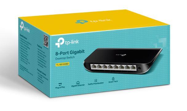 TL-SG1008D 8 PORT GIGABIT PLASTİK KASA SWITCH