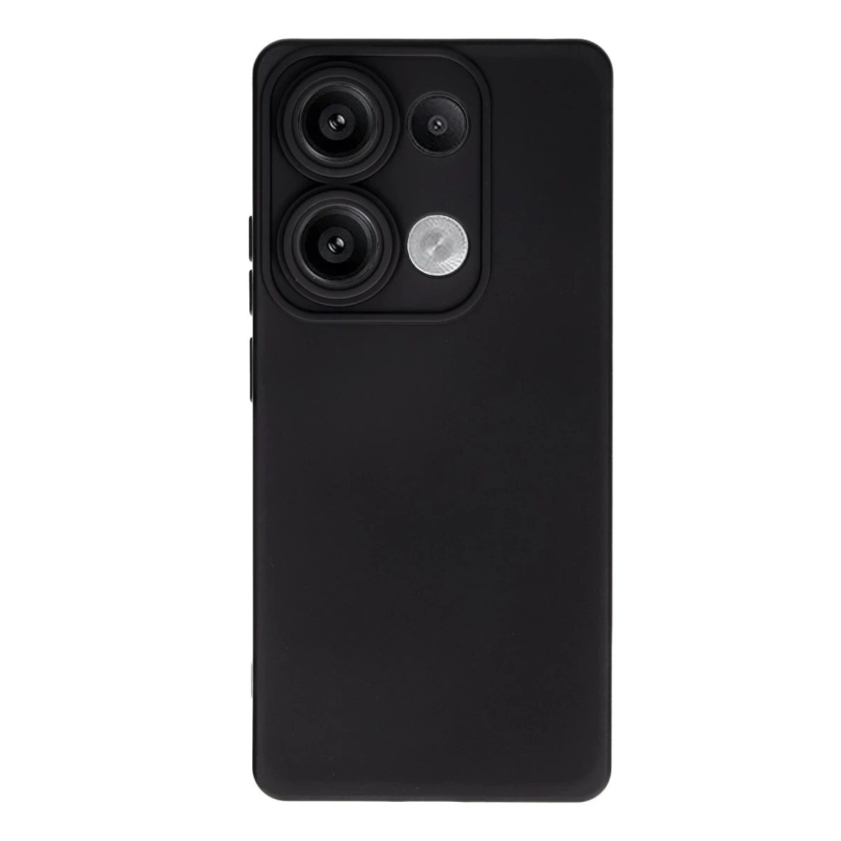 Xiaomi Redmi Note 13 Pro 4G Kılıf Nano içi Kadife Silikon - Siyah