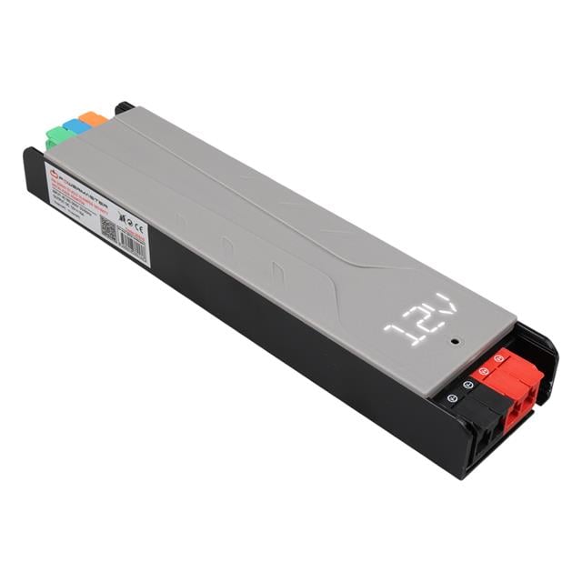 PM-26840 12 Volt 15 Amper 180 Watt Slim Metal Kasa Adaptör 218x51x27mm