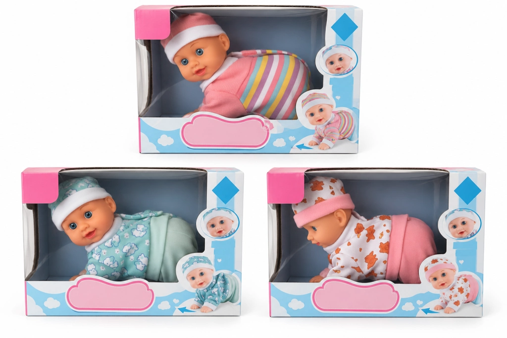 Emekleyen Bebek Oyuncak 1 Adet Eğlenceli Oyun