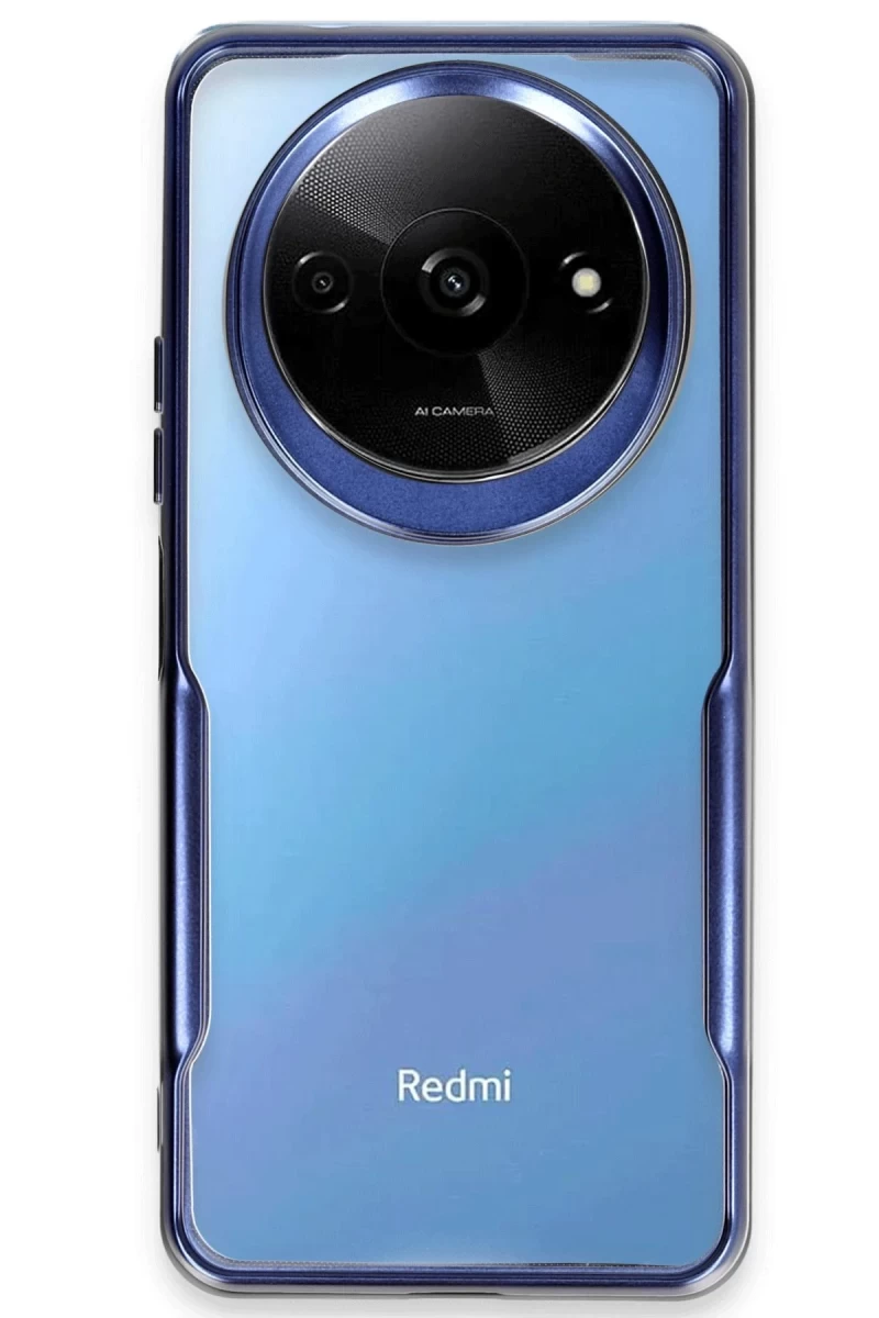 Xiaomi Redmi A3 4G Uyumlu Kılıf Boyi Silikon Kapak - Lacivert