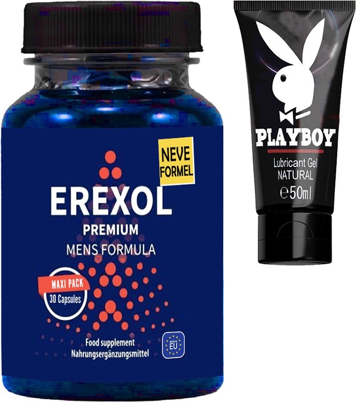 Erexol Erkeklere Destek L-Argininli L-Citrullineli Macatozlu Çinko 30 Lu Kapsüller + Kayganlaşma Jel