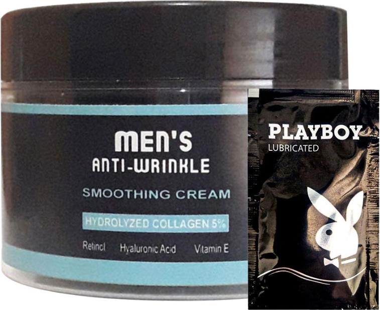 Mens 100 ml Erkek Yüz Cilt Genceciksi Bakım Kremi Anti-Wrinkle Smoothing Cream + Hediye Jel
