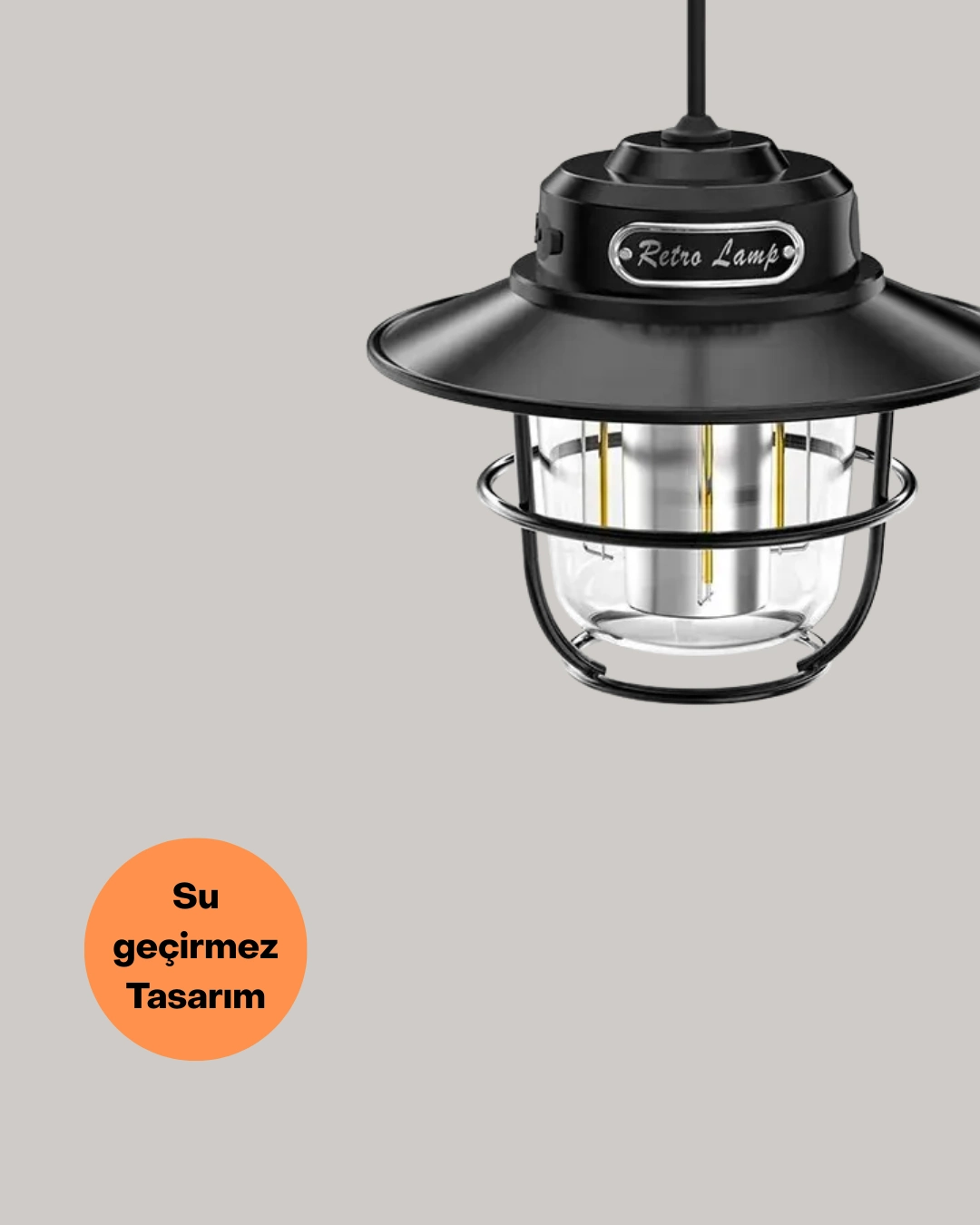 Estetik Tasarımlı Bataryalı LED Gece Lambası 1 Adet