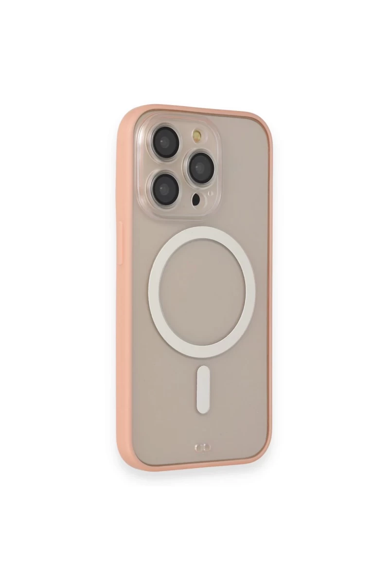 Apple iPhone 14 Pro Uyumlu Kılıf Grand Magneticsafe Kapak - Pembe