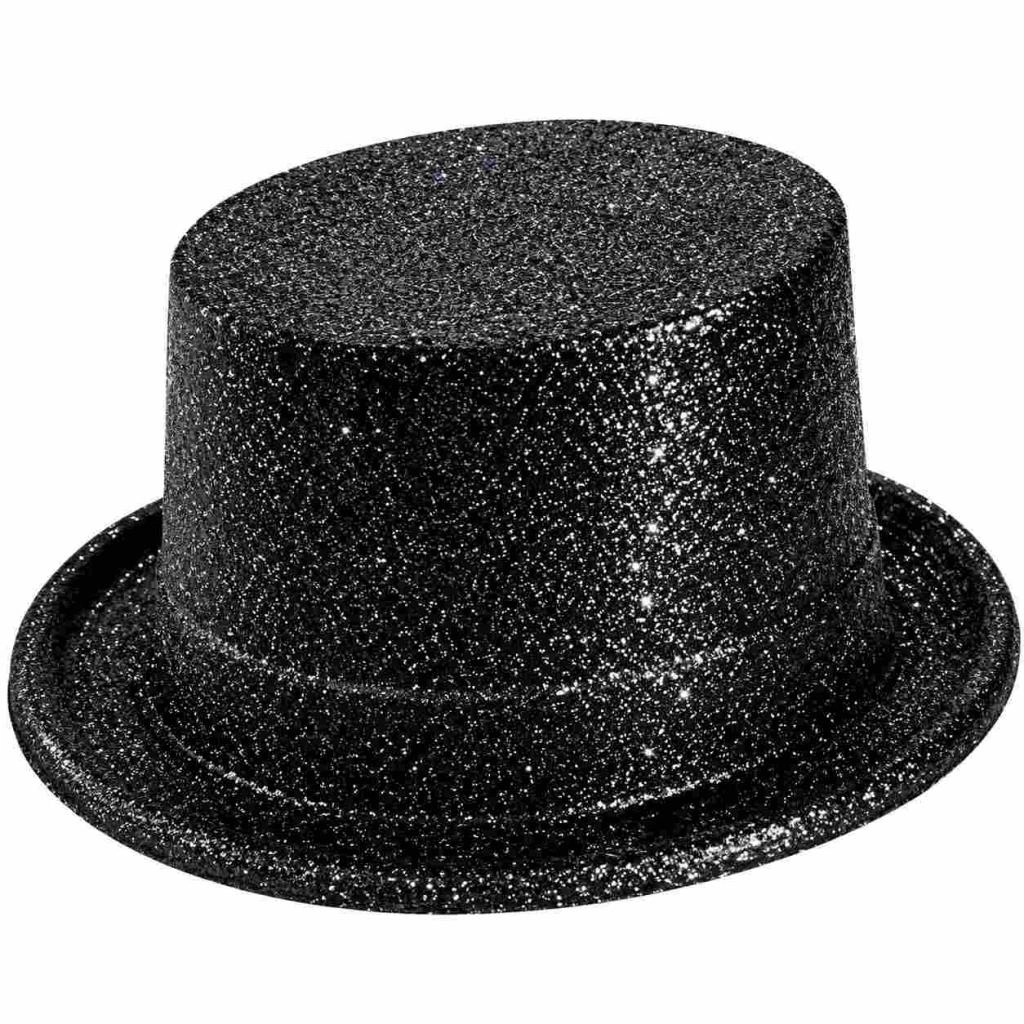 Şık Simli Glitter Silindir Parti Şapkası 1 Adet