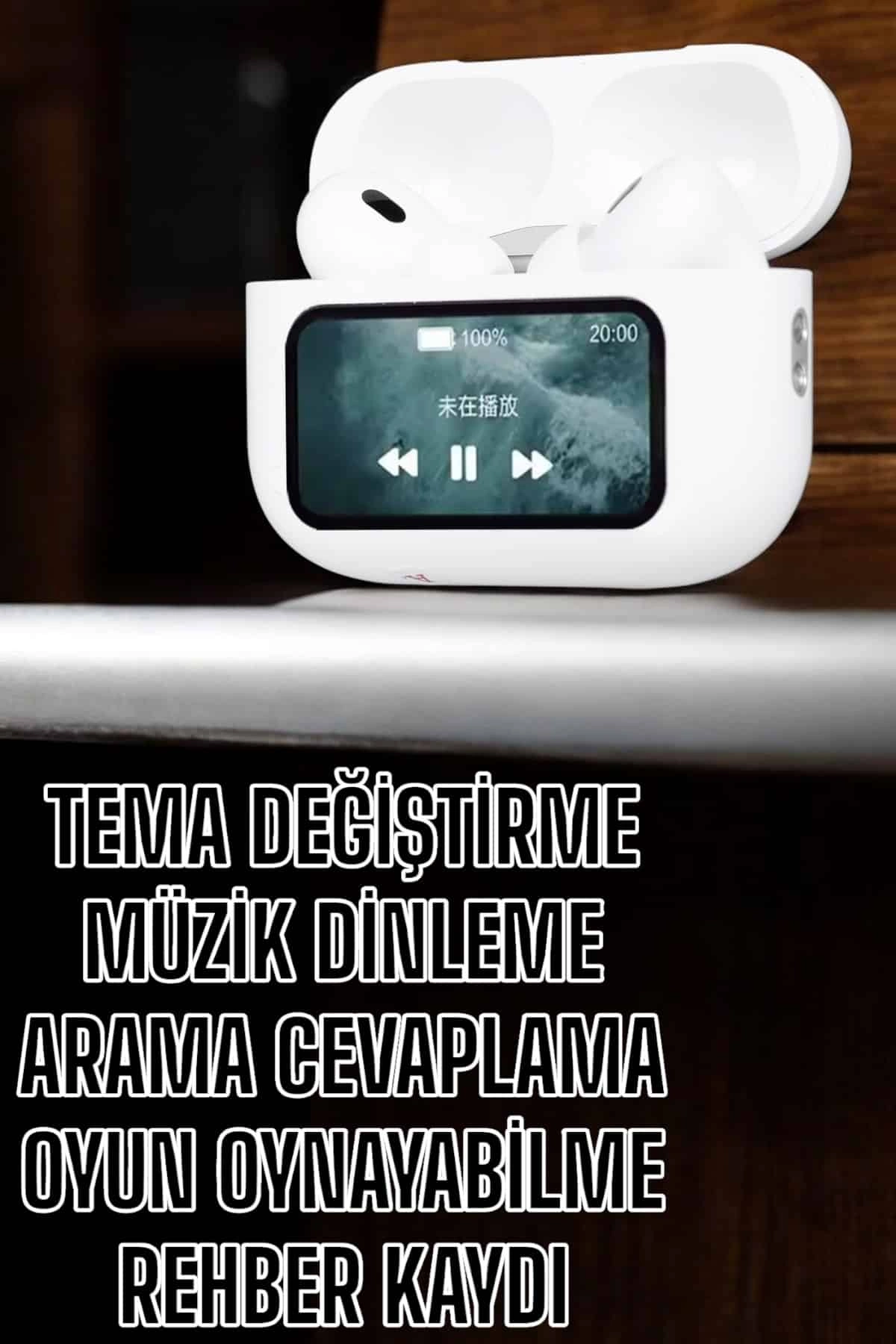 Bluetooth Kulak İçi Kulaklık - Dokunmatik Ekran - Suya Dayanıklı